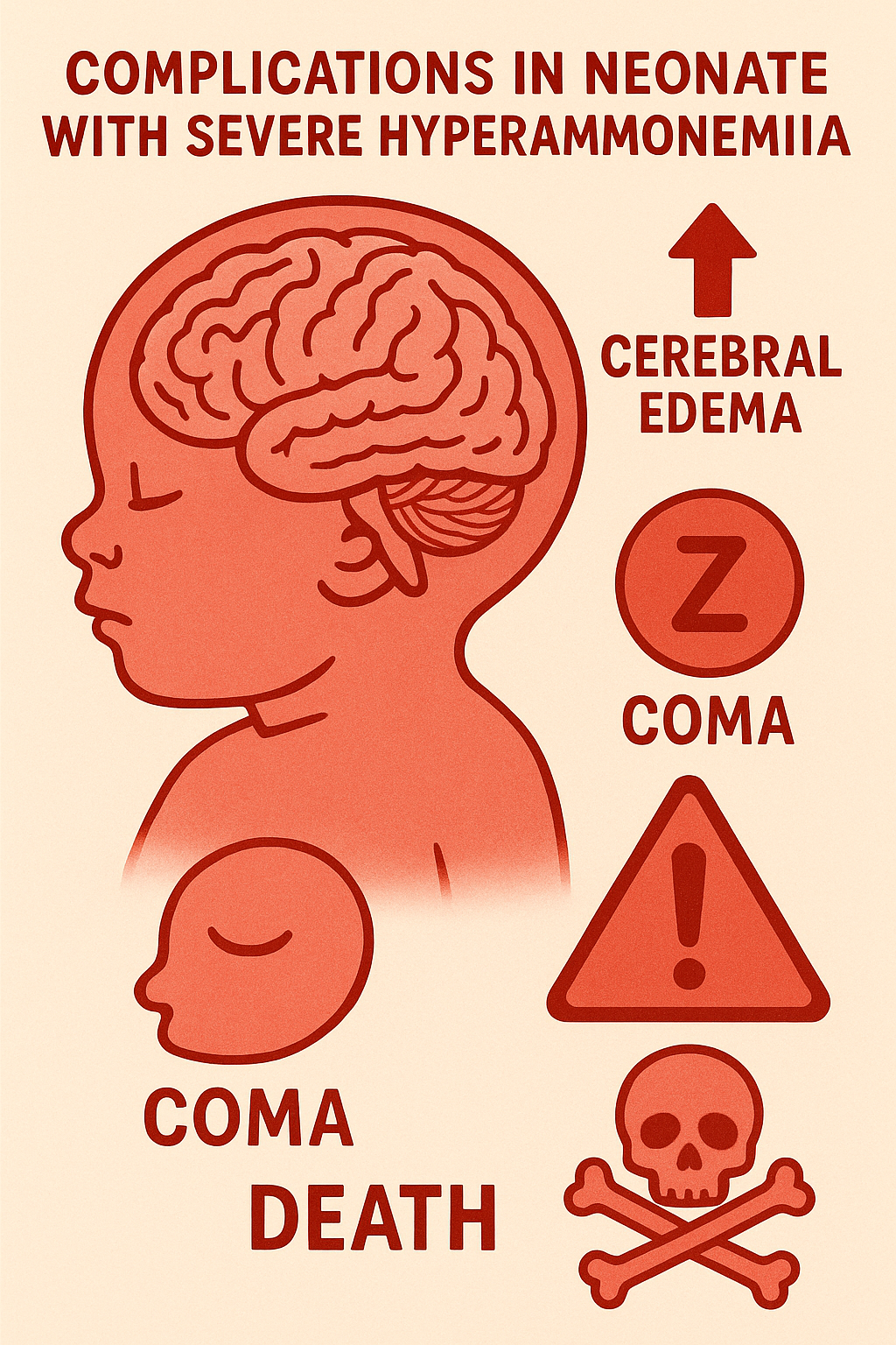 Illustration of complications (1)  (1)  (1)  (1)  (1)  in the neonatal period